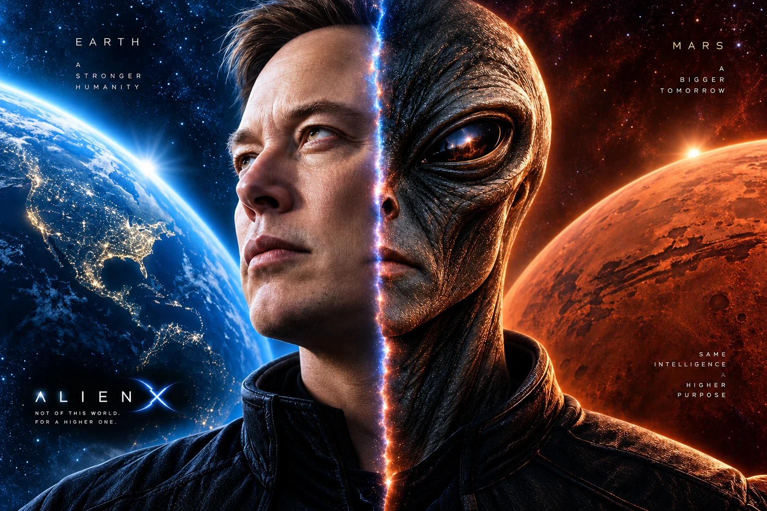 Alien X split between Earth and Mars